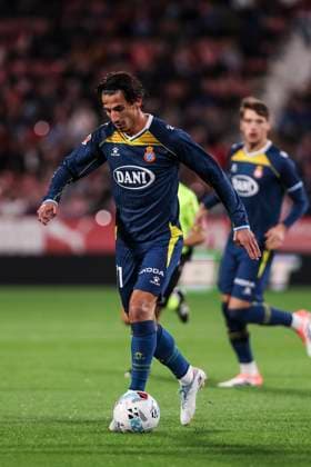 September 26, 2025, Girona, Girona, SPAIN: Pere Milla of RCD Espanyol in action during the Spanish league, La Liga EA Sports, football match played between Girona FC and RCD Espanyol at Montilivi stadium on September 26, 2025 in Girona, Spain. Girona SPAIN - ZUMAa181 20250926_zaa_a181_141 Copyright: xJavierxBorregox