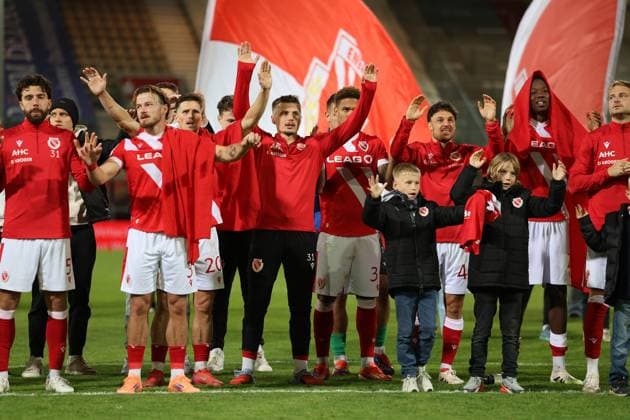 Energie celebrates victory Football 3 Liga 2025 2026 FC Energie Cottbus VfB Stuttgart II