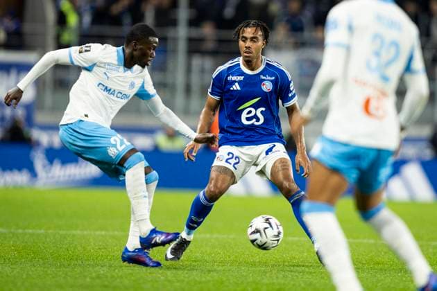 Football, France, Racing Strasbourg - Olympique Marseille