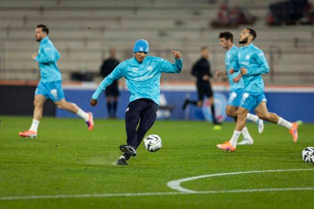 FOOTBALL: Ligue 1 Racing Strasbourg vs Marseille. 26 09 2025 STADE DE LA MEINAU Mason Greenwood 10  Copyright: xelyxandroxcegarrax