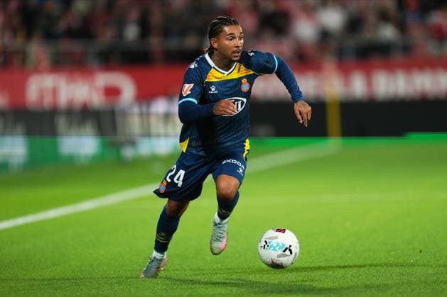 ESP: Girona FC v RCD Espanyol . Liga match 2025-2026, Date 7 Thyrhys Dolan of RCD Espanyol during the La Liga match 2025-2026, date 7 between Girona FC and RCD Espanyol played at Montilivi Stadium on September 26, 2025 in Girona, Spain. kpng Copyright: xBaguxBlancox xPRESSINx PS_240926_GIR_ESP_2526_003