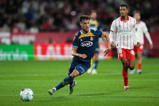 ESP: Girona FC v RCD Espanyol . Liga match 2025-2026, Date 7 Javi Puado of RCD Espanyol during the La Liga match 2025-2026, date 7 between Girona FC and RCD Espanyol played at Montilivi Stadium on September 26, 2025 in Girona, Spain. kpng Copyright: xBaguxBlancox xPRESSINx PS_240926_GIR_ESP_2526_018