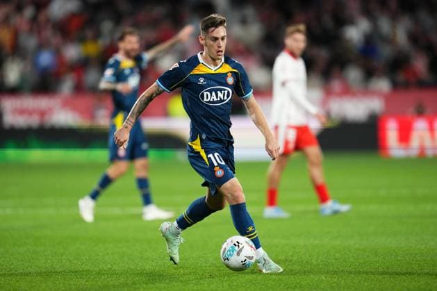 ESP: Girona FC v RCD Espanyol . Liga match 2025-2026, Date 7 Pol Lozano of RCD Espanyol during the La Liga match 2025-2026, date 7 between Girona FC and RCD Espanyol played at Montilivi Stadium on September 26, 2025 in Girona, Spain. kpng Copyright: xBaguxBlancox xPRESSINx PS_240926_GIR_ESP_2526_021