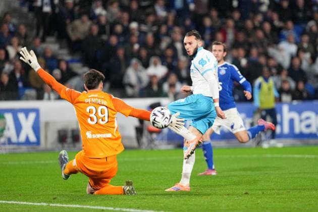 RC Strasbourg Alsace v Olympique de Marseille - Ligue 1 McDonald s 2025 2026 09 Amine GOUIRI (om) during the Ligue 1 McDonald s match between Strasbourg and Marseille at Stade de la Meinau on September 26, 2025 in Strasbourg, France. Strasbourg France  Copyright: xFEPx 776348145