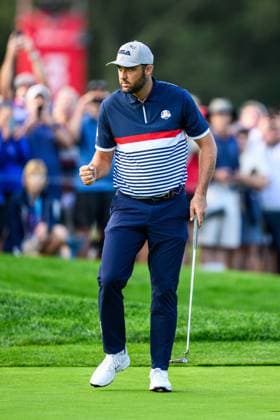 250926 Scottie Scheffler of Team USA during a foursome match on day 1 of the Ryder Cup on September 26, 2025 in New York Photo Jesper Zerman BILDBYRAN kod JZ JZ0617 golf ryder cup day 1 bbeng  Copyright: JESPERxZERMAN BB250926JZ054