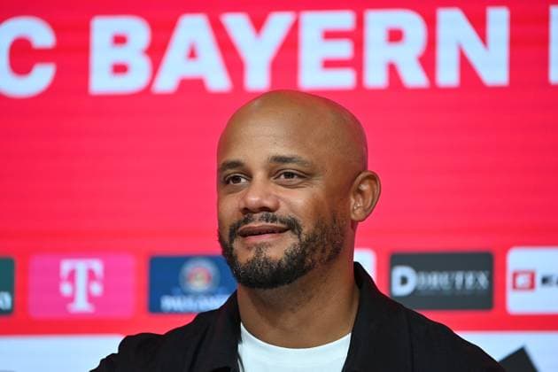 Coach Vincent KOMPANY Bayern Muenchen , single picture,cropped single motif,portrait,portrait,portrait PRESS CONFERENCE Football 1 Bundesliga Season 2025 2026, 5 Matchday, Matchday05 FC Bayern Muenchen SV Werder Bremen 4 0 on 26 09 2025 , A L L I A N Z A R E N A