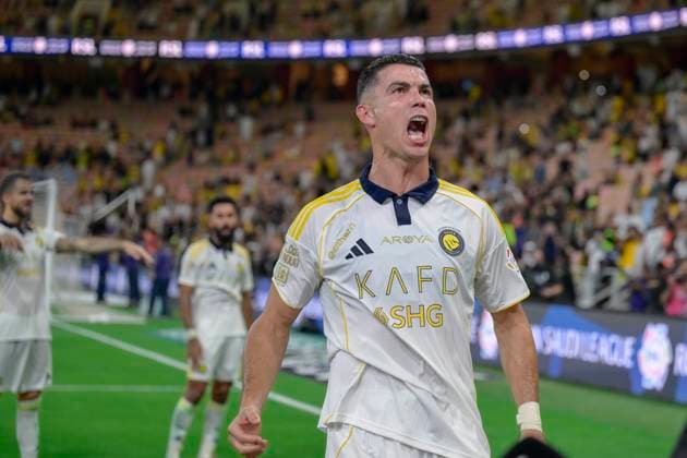 JEDDAH, SAUDI ARABIA - SEPTEMBER 26: Cristiano Ronaldo after the Saudi Pro League match between Al Ittihad and Al Nassr at King Abdullah Sports City on September 26, 2025 in Jeddah, Saudi Arabia. (Photo by Khalid Alhaj) SPO  Copyright: xKhalidxAlhaj