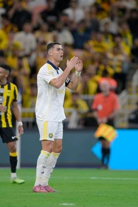 JEDDAH, SAUDI ARABIA - SEPTEMBER 26:Cristiano Ronaldo during the Saudi Pro League match between Al Ittihad and Al Nassr at King Abdullah Sports City on September 26, 2025 in Jeddah, Saudi Arabia. (Photo by Khalid Alhaj) SPO  Copyright: xKhalidxAlhaj