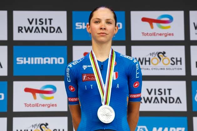 2025 UCI Road World Championships Kigali Rwanda 2025 UCI Road World Championships Kigali Rwanda - Women Junior Road Race - Kigali - Kigali 74 km - 27 09 2025 - Chantal Pegolo (Italy) - photo Luca Bettini SprintCyclingAgency 2025 Kigali Rwanda  Copyright: xLucaxBettinix xSprintcyclingagencyx