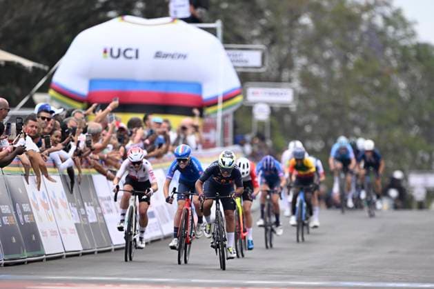 UCI 2025 Road World Championship, WM, Weltmeisterschaft Kigali 27 09 2025 KIGALI, RWANDA - SEPTEMBER 27 : Ostiz Taco Paula (ESP) during the Women Junior cycling road race of the UCI Road World Championships 2025 92nd edition an UCI World Championships cycling race of 74.6 km with start in Kigali and finish in Kigali on September 27, 2025 in Kigali, Rwanda, 27 09 2025 Kigali Rwanda  Copyright: xJanxDexMeuleneirx