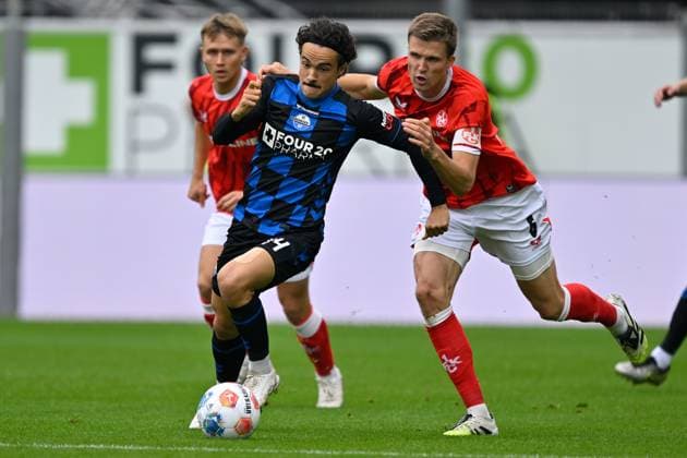 Football, Bundesliga 2, SC Paderborn - 1. FC Kaiserslautern