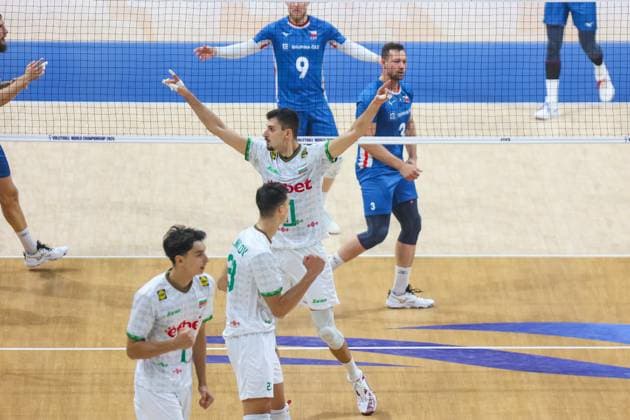 2025.09.27 Pasay City Manila siatkowka mezczyn Mistrzostwa Swiata FIVB 2025 Czechy - Bulgaria N z FIVB Men s World Championship, WM, Weltmeisterschaft 2025 Czechia - Bulgary semi finals polfinal radosc zwyciestwo winner win kibice doping Foto Szymon Gorski PressFocus 2025.09.27 Pasay City Manila volleyball men FIVB Men s World Championship 2025 Czechy - Bulgaria FIVB Men s World Championship 2025 Czechia - Bulgary semi finals polfinal radosc zwyciestwo winner win kibice doping Credit: Szymon Gorski PressFocus NEWSPIX.PL --- newspix.pl 