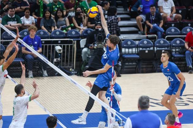 2025.09.27 Pasay City Manila siatkowka mezczyn Mistrzostwa Swiata FIVB 2025 Czechy - Bulgaria N z FIVB Men s World Championship, WM, Weltmeisterschaft 2025 Czechia - Bulgary semi finals polfinal radosc zwyciestwo winner win kibice doping Foto Szymon Gorski PressFocus 2025.09.27 Pasay City Manila volleyball men FIVB Men s World Championship 2025 Czechy - Bulgaria FIVB Men s World Championship 2025 Czechia - Bulgary semi finals polfinal radosc zwyciestwo winner win kibice doping Credit: Szymon Gorski PressFocus NEWSPIX.PL --- newspix.pl 