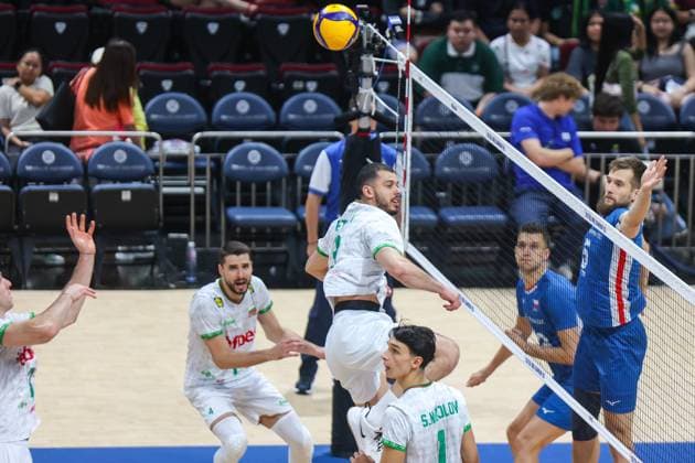 2025.09.27 Pasay City Manila siatkowka mezczyn Mistrzostwa Swiata FIVB 2025 Czechy - Bulgaria N z FIVB Men s World Championship, WM, Weltmeisterschaft 2025 Czechia - Bulgary semi finals polfinal radosc zwyciestwo winner win kibice doping Foto Szymon Gorski PressFocus 2025.09.27 Pasay City Manila volleyball men FIVB Men s World Championship 2025 Czechy - Bulgaria FIVB Men s World Championship 2025 Czechia - Bulgary semi finals polfinal radosc zwyciestwo winner win kibice doping Credit: Szymon Gorski PressFocus NEWSPIX.PL --- newspix.pl 