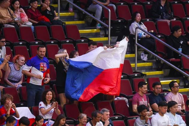 2025.09.27 Pasay City Manila siatkowka mezczyn Mistrzostwa Swiata FIVB 2025 Czechy - Bulgaria N z FIVB Men s World Championship, WM, Weltmeisterschaft 2025 Czechia - Bulgary semi finals polfinal radosc zwyciestwo winner win kibice doping Foto Szymon Gorski PressFocus 2025.09.27 Pasay City Manila volleyball men FIVB Men s World Championship 2025 Czechy - Bulgaria FIVB Men s World Championship 2025 Czechia - Bulgary semi finals polfinal radosc zwyciestwo winner win kibice doping Credit: Szymon Gorski PressFocus NEWSPIX.PL --- newspix.pl 