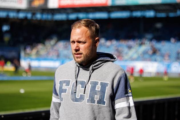 Coach Daniel Brinkmann Rostock GER, FC Hansa Rostock vs TSV Havelse, Football, Men, 3 Liga, 08 Matchday, Season 2025 2026, 27 09 2025 Rostock Ostseestadion Mecklenburg Vorpommern Germany