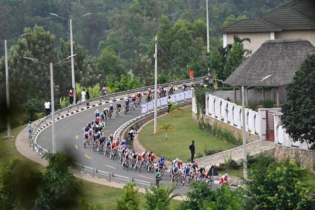 UCI 2025 Road World Championship, WM, Weltmeisterschaft Kigali 27 09 2025 KIGALI, RWANDA - SEPTEMBER 27 : Illustration picture during the Women Elite cycling road race of the UCI Road World Championships 2025 92nd edition an UCI World Championships cycling race of 164.6 km with start in Kigali and finish in Kigali on September 27, 2025 in Kigali, Rwanda, 27 09 2025 Kigali Rwanda  Copyright: xJanxDexMeuleneirx