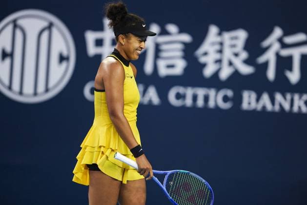BEIJING, CHINA - SEPTEMBER 27: Naomi Osaka of Japan competes in the Women s Singles Round of 64 match against Allaksandra Sasnovich on day 6 of the 2025 China Open at National Tennis Center on September 27, 2025 in Beijing, China.  Copyright: xVCGx 111593533566