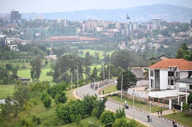 UCI 2025 Road World Championship, WM, Weltmeisterschaft Kigali 27 09 2025 KIGALI, RWANDA - SEPTEMBER 27 : Illustration picture during the Women Elite cycling road race of the UCI Road World Championships 2025 92nd edition an UCI World Championships cycling race of 164.6 km with start in Kigali and finish in Kigali on September 27, 2025 in Kigali, Rwanda, 27 09 2025 Kigali Rwanda  Copyright: xJanxDexMeuleneirx