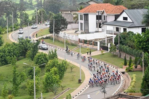 UCI 2025 Road World Championship, WM, Weltmeisterschaft Kigali 27 09 2025 KIGALI, RWANDA - SEPTEMBER 27 : Illustration picture during the Women Elite cycling road race of the UCI Road World Championships 2025 92nd edition an UCI World Championships cycling race of 164.6 km with start in Kigali and finish in Kigali on September 27, 2025 in Kigali, Rwanda, 27 09 2025 Kigali Rwanda  Copyright: xJanxDexMeuleneirx