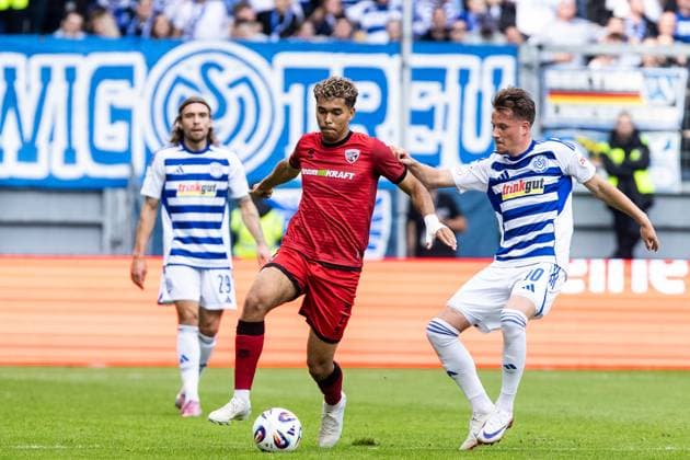 Football, 3rd division, MSV Duisburg - FC Ingolstadt