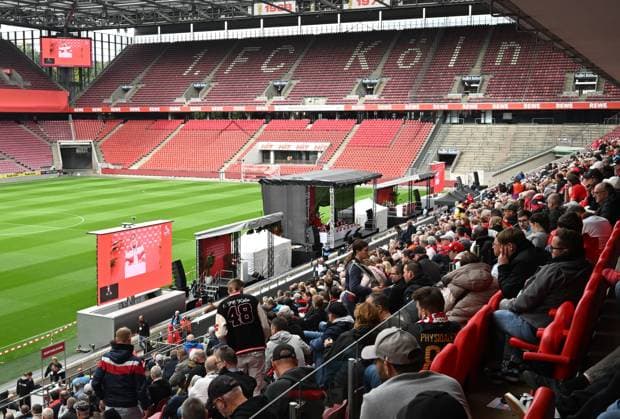 27 09 2025 , xophax, Fußball 1 Bundesliga, 1 FC Koeln Mitgliederversammlung , Präsidentenwahl Rhein Energie Stadion Jahreshauptversammlung am Samstag den 27 09 2025 1 FC Köln DFL DFB REGULATIONS PROHIBIT ANY USE OF PHOTOGRAPHS as IMAGE SEQUENCES and or QUASI VIDEO Koeln