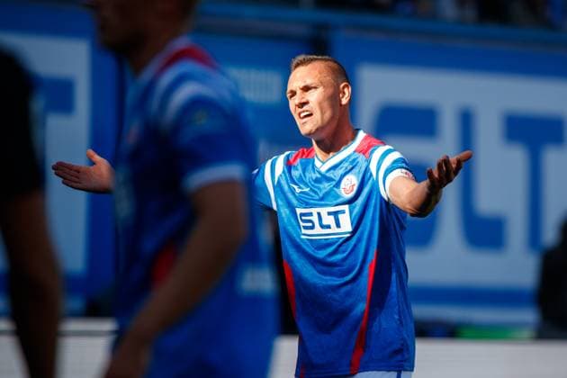 Franz Pfanne Rostock GER, FC Hansa Rostock vs TSV Havelse, Football, Men, 3 Liga, 08 Matchday, Season 2025 2026, 27 09 2025 Rostock Ostseestadion Mecklenburg Vorpommern Germany