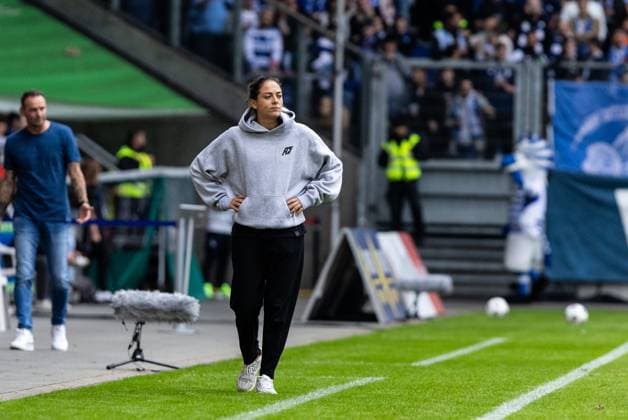 3 Liga MSV Duisburg FC Ingolstadt 27 09 2025 Sabrina Wittmann Head Coach, FC Ingolstadt 3 Liga 8 Matchday MSV Duisburg FC Ingolstadt Schauinsland Reisen Arena, Duisburg 27 09 2025 DFB regulations prohibit any use of photographs as image sequences and or quasi video Copyright: xBEAUTIFULxSPORTS Buriakovx
