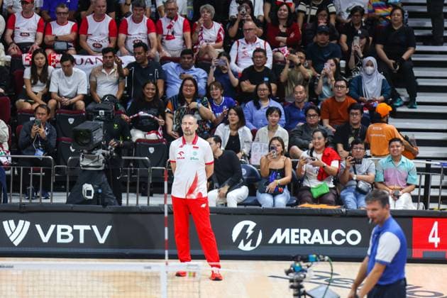 2025.09.27 Pasay City Manila siatkowka mezczyn Mistrzostwa Swiata FIVB 2025 Polska - Wlochy N z FIVB Men s World Championship, WM, Weltmeisterschaft 2025 Poland - Italy semi finals polfinal Wilredo Leon Bartosz Kurek radosc zwyciestwo winner win kibice Nicola Grbic doping Kamil Semeniuk Marcin Komenda Jakub Kochanowski Norbert Huber Bartosz Kurek Wilfredo Leon Jakub Popiwczak Foto Szymon Gorski 2025.09.27 Pasay City Manila volleyball men FIVB Men s World Championship 2025 Polska - Wlochy FIVB Men s World Championship 2025 Poland - Italy semi finals polfinal Wilredo Leon Bartosz Kurek radosc zwyciestwo winner win kibice Nicola Grbic doping Kamil Semeniuk Marcin Komenda Jakub Kochanowski Norbert Huber Bartosz Kurek Wilfredo Leon Jakub Popiwczak Credit: Szymon Gorski NEWSPIX.PL Nikola Grbic --- newspix.pl 