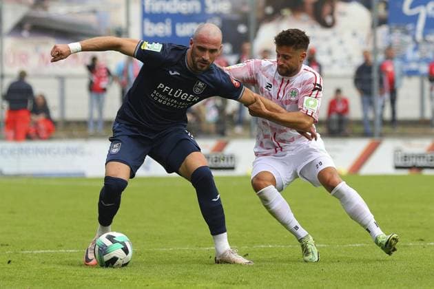 Football, RL West, SC Wiedenbrück - Rot-Weiß Oberhausen