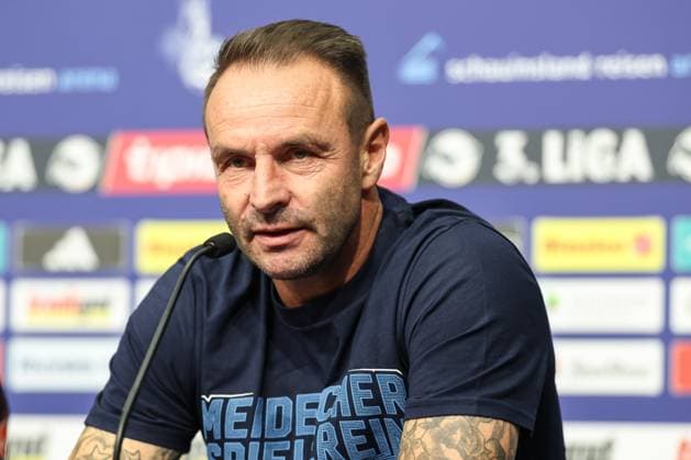 3 Liga MSV Duisburg FC Ingolstadt 04 Head Coach Dietmar Hirsch MSV Press Conference Interview 3 Liga MSV Duisburg FC Ingolstadt 04 Season 2025 2026