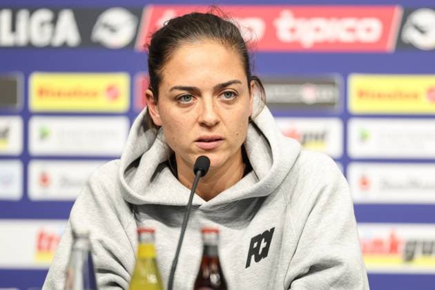 3 Liga MSV Duisburg FC Ingolstadt 04 Press conference Interview Head coach Sabrina Wittmann FCI 3 Liga MSV Duisburg FC Ingolstadt 04 Season 2025 2026