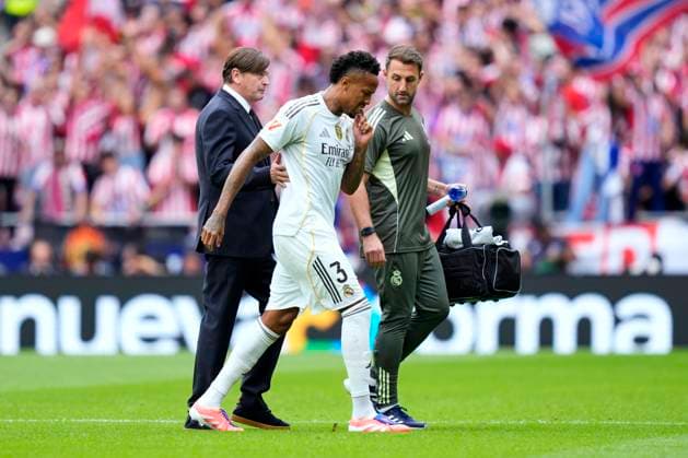 ESP: Atletico de Madrid - Real Madrid CF La Liga EA Sports. Date 7 Eder Militao of Real Madrid CF during the La Liga EA Sports match between Atletico de Madrid and Real Madrid CF played at Riyadh Metropolitano Stadium on September 27, 2025 in Madrid. kpng Copyright: xCesarxCebollax xPRESSINx PS_240927_ATM_RMA_2526_205