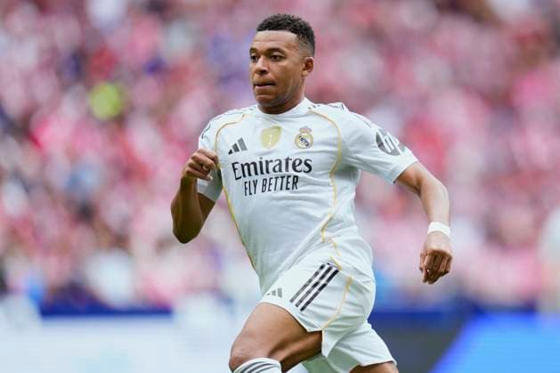 ESP: Atletico de Madrid - Real Madrid CF La Liga EA Sports. Date 7 Kylian Mbappe of Real Madrid CF during the La Liga EA Sports match between Atletico de Madrid and Real Madrid CF played at Riyadh Metropolitano Stadium on September 27, 2025 in Madrid. kpng Copyright: xCesarxCebollax xPRESSINx PS_240927_ATM_RMA_2526_207