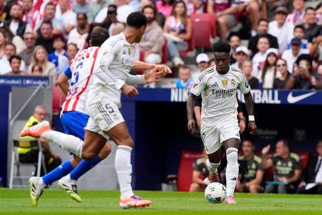 ATLETICO DE MADRID v REAL MADRID. LA LIGA 2025 2026. ROUND 7. Real Madrid s Vinicius Junior during La Liga match. September 27, 2025. (ALTERPHOTOS Acero) MadridSpain  Copyright: xAcerox