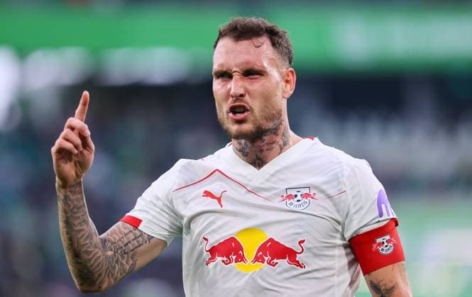 Wolfsburg RB Leipzig Bundesliga Wolfsburg, 27 09 2025, Volkswagen Arena, Bundesliga, Matchday 5 , VFL WOLFSBURG vs RB LEIPZIG , Pictured David Room 22, RB Leipzig , Picture Point