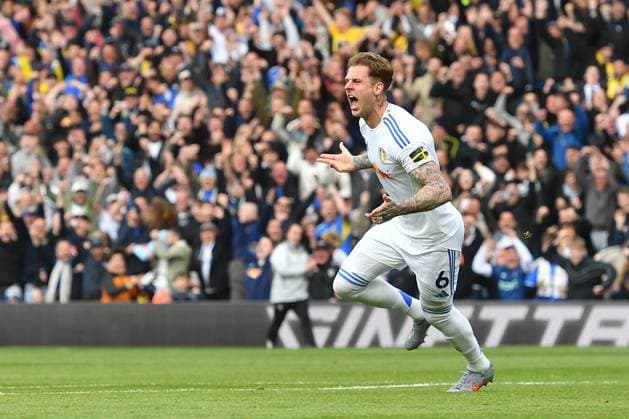 Leeds United v Bournemouth Premier League 27 09 2025. GOAL Leeds United defender Joe Rodon (6) celebrates scoring goal to go 1-1 during the Premier League match between Leeds United and Bournemouth at Elland Road, Leeds, England on 27 September 2025. Leeds Elland Road West Yorkshire England Editorial use only DataCo restrictions apply See www.football-dataco.com , Copyright: xIanxLyallx PSI-22912-0027