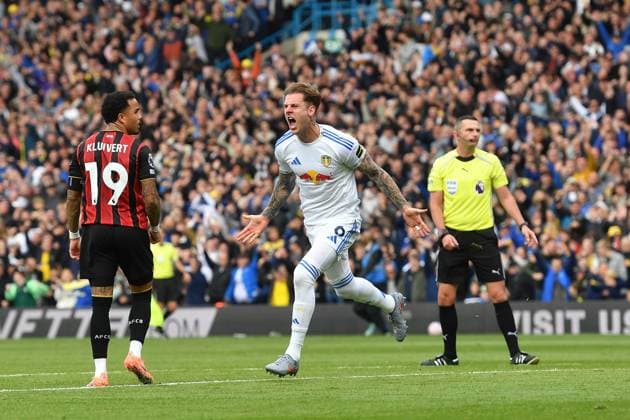 Leeds United v Bournemouth Premier League 27 09 2025. GOAL Leeds United defender Joe Rodon (6) celebrates scoring goal to go 1-1 during the Premier League match between Leeds United and Bournemouth at Elland Road, Leeds, England on 27 September 2025. Leeds Elland Road West Yorkshire England Editorial use only DataCo restrictions apply See www.football-dataco.com , Copyright: xIanxLyallx PSI-22912-0030