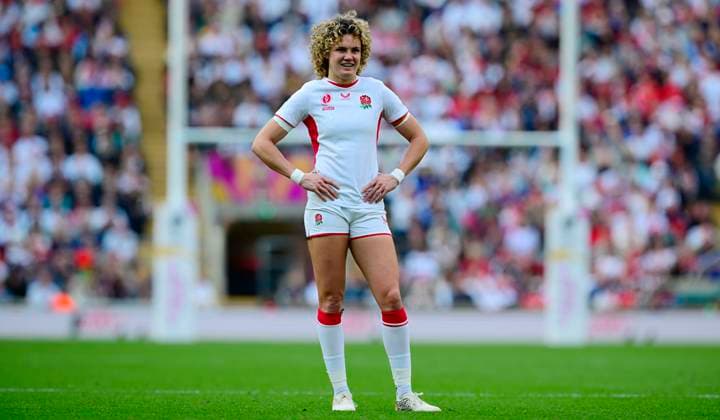 Canada v England, London, UK - 27 Sept 2025 Ellie Kildunne of England during the Women s Rugby World Cup 2025 Final match between Canada and England at Allianz Stadium, London, England United Kingdom on September 27, 2025. (Photo by Phil Mingo PPAUK) London Allianz Stadium GBR Copyright: xPhilxMingo PPAUKx PPA-218988