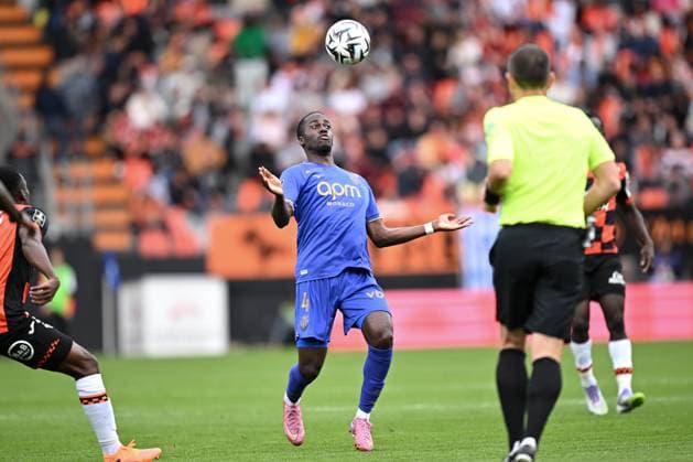 FC Lorient v AS Monaco FC - Ligue 1 McDonald s 2025 2026 04 Jordan TEZE (asm) during the Ligue 1 McDonald s match between Lorient and Monaco at Stade du Moustoir on September 27, 2025 in Lorient, France. Lorient France  Copyright: xFEPx 776348139