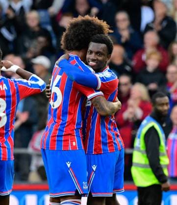 Crystal Palace v Liverpool, London, UK - 27 Sep 2025 Goal celebrations for Eddie Nketiah of Crystal Palace after scoring their side s 2nd goal to win the match during the Premier League match between Crystal Palace and Liverpool at Selhurst Park, London on 27 September 2025 ( London Selhurst Park London England Copyright: xAlanxStanford PPAUKx PPA-219089