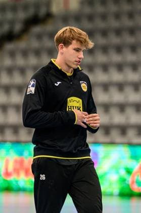 Valkovskis, Janis Pavels Rueckraum Links, HSC 2000 Coburg, 26 GER, Bayern, HSC 2000 Coburg vs HBW Balingen Weilstetten, 2 Handball Bundesliga, Handball, Matchday 5, Season 2025 2026, 19 30 Uhr, Saturday, 27 09 2025 GER, Bayern, HSC 2000 Coburg vs HBW Balingen Weilstetten, 2 Handball Bundesliga, Handball, Matchday 5, Season 2025 2026, 19 30 Uhr, Saturday, 27 09 2025 Coburg Copyright: xEibner-Pressefoto MartinxHerbstx EP_MHT