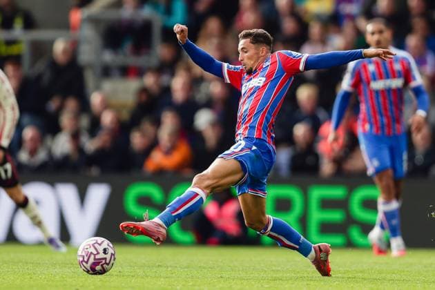 Yeremy Pino (10 Crystal Palace) in action during at the Premier League game between Crystal Palace and Liverpool at Selhurst Park in London, England. Copyright: xLiamxAsman SPPx Sportspressphoto_SPR33258