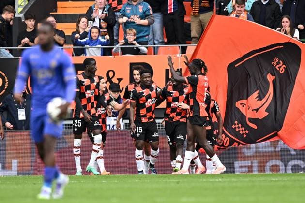 FC Lorient v AS Monaco FC - Ligue 1 McDonald s 2025 2026 15 Aiyegun TOSIN (fcl) during the Ligue 1 McDonald s match between Lorient and Monaco at Stade du Moustoir on September 27, 2025 in Lorient, France. Lorient France  Copyright: xFEPx 776348139