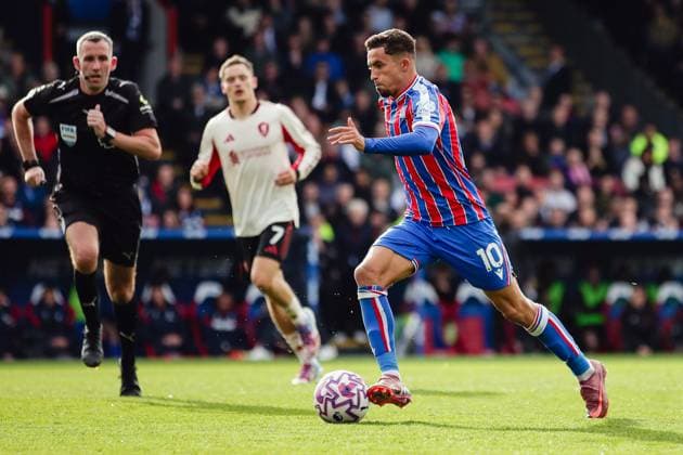 Yeremy Pino (10 Crystal Palace) in action during at the Premier League game between Crystal Palace and Liverpool at Selhurst Park in London, England. Copyright: xLiamxAsman SPPx Sportspressphoto_SPR33267