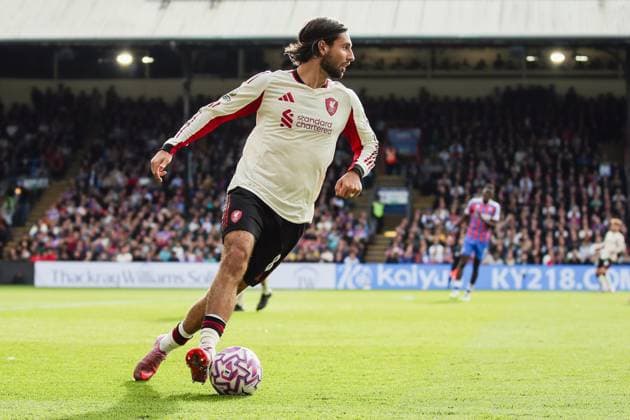 Dominik Szoboszlai (8 Liverpool) in action during at the Premier League game between Crystal Palace and Liverpool at Selhurst Park in London, England. Copyright: xLiamxAsman SPPx Sportspressphoto_SPR33269