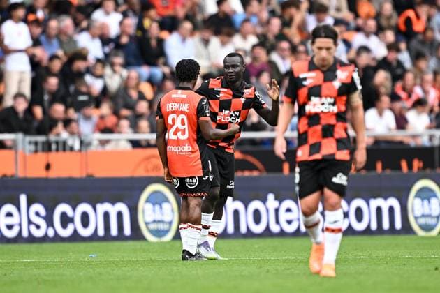 FC Lorient v AS Monaco FC - Ligue 1 McDonald s 2025 2026 09 Mohamed BAMBA (fcl) during the Ligue 1 McDonald s match between Lorient and Monaco at Stade du Moustoir on September 27, 2025 in Lorient, France. Lorient France  Copyright: xFEPx 776348139