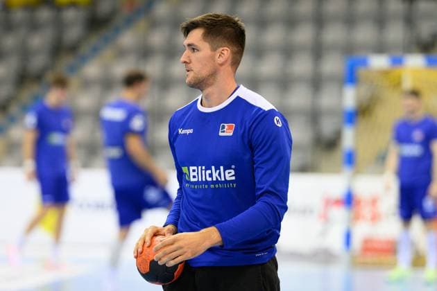 Kornecki, Mateusz TW, HBW Balingen Weilstetten, 1 , before the match GER, Bavaria, HSC 2000 Coburg v HBW Balingen Weilstetten, 2 Handball Bundesliga, Handball, Matchday 5, Season 2025 2026, 7 30 p.m., Saturday, 27 09 2025 GER, Bavaria, HSC 2000 Coburg v HBW Balingen Weilstetten, 2 Handball Bundesliga, Handball, Matchday 5, Season 2025 2026, 7 30 p.m., Saturday, 27 09 2025 Coburg Copyright: xEibner-Pressefoto MartinxHerbstx EP_MHT