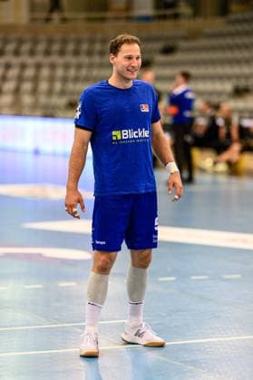 Heinzelmann, Tobias Kreislaeufer, HBW Balingen Weilstetten, 28 , on warming GER, Bavaria, HSC 2000 Coburg vs HBW Balingen Weilstetten, 2 Handball Bundesliga, Handball, Matchday 5, Season 2025 2026, 7 30 pm, Saturday, 27 09 2025 GER, Bavaria, HSC 2000 Coburg vs HBW Balingen Weilstetten, 2 Handball Bundesliga, Handball, Matchday 5, Season 2025 2026, 7 30 pm, Saturday, 27 09 2025 Coburg Copyright: xEibner-Pressefoto MartinxHerbstx EP_MHT
