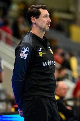 Mahmutefendic, Anel Coach, HSC 2000 Coburg GER, Bavaria, HSC 2000 Coburg vs HBW Balingen Weilstetten, 2 Handball Bundesliga, Handball, Matchday 5, Season 2025 2026, 7 30 p.m., Saturday, 27 09 2025 GER, Bavaria, HSC 2000 Coburg vs HBW Balingen Weilstetten, 2 Handball Bundesliga, Handball, Matchday 5, Season 2025 2026, 7 30 p.m., Saturday, 27 09 2025 Coburg Copyright: xEibner-Pressefoto MartinxHerbstx EP_MHT